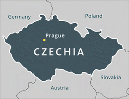 map Czechia