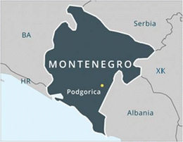 map Montenegro