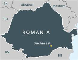 map Romania