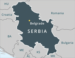 map Serbia