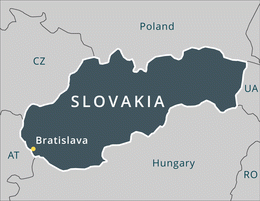 map Slovakia