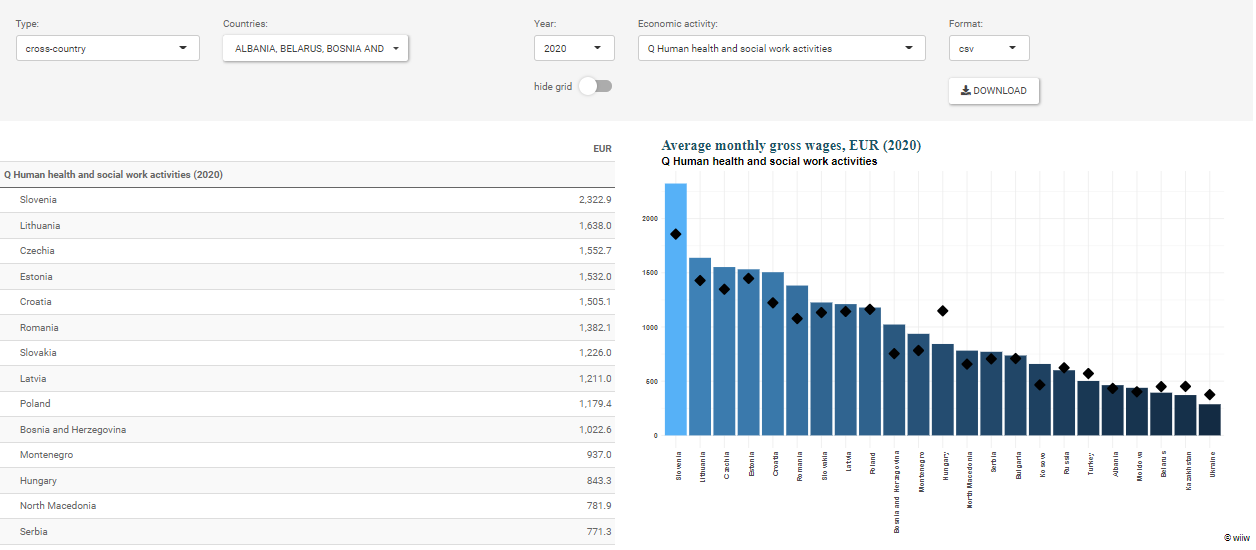 CESEE Visual Data Explorer - Wages by activities-1